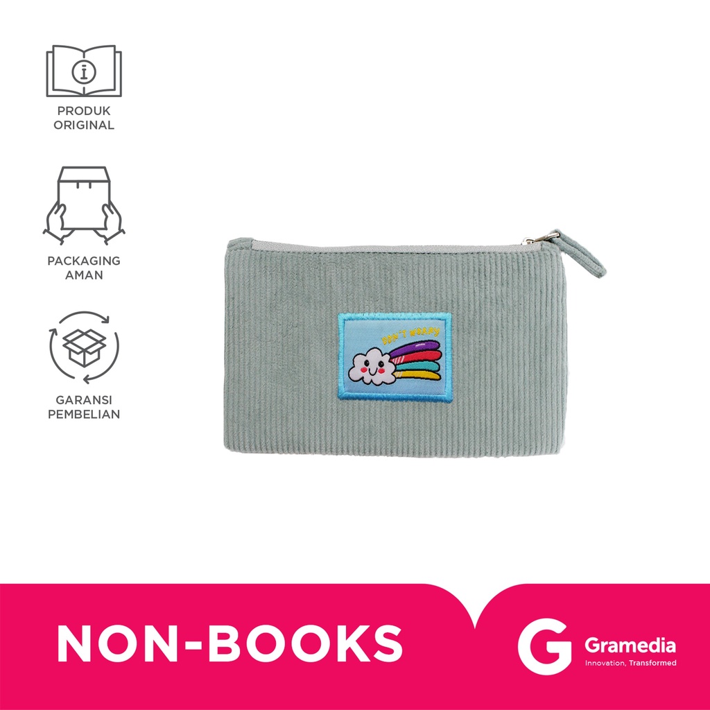 

Estudee Pencil Case Corduroy Rainbow