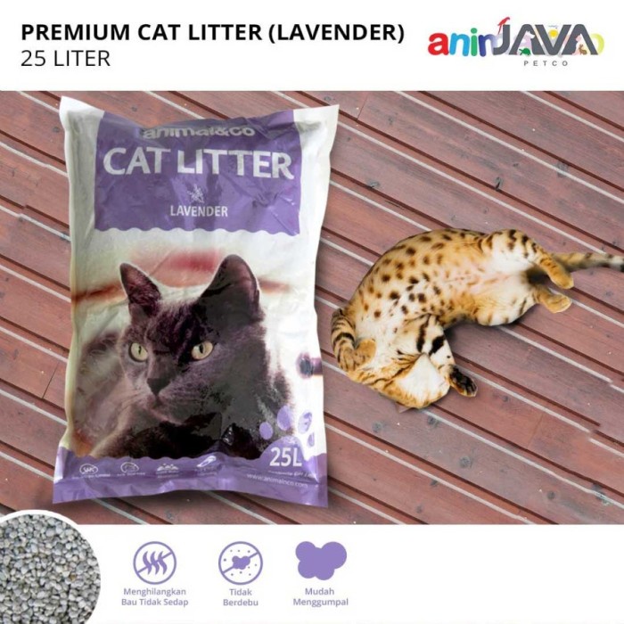 Bentonite TERMURAH Animalnco Pasir Kucing Wangi Premium Cat Litter /Karung 25L / 20kg - 1 Karung Pasir Kucing Premium