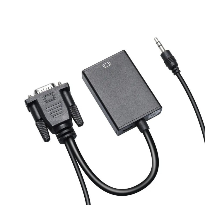 Converter Cable VGA to HDMI with Audio / Konverter VGA to HDMI + audio