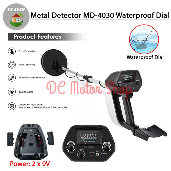 MD4030 Gold Metal Detector Emas Logam King Detektor MD-4030