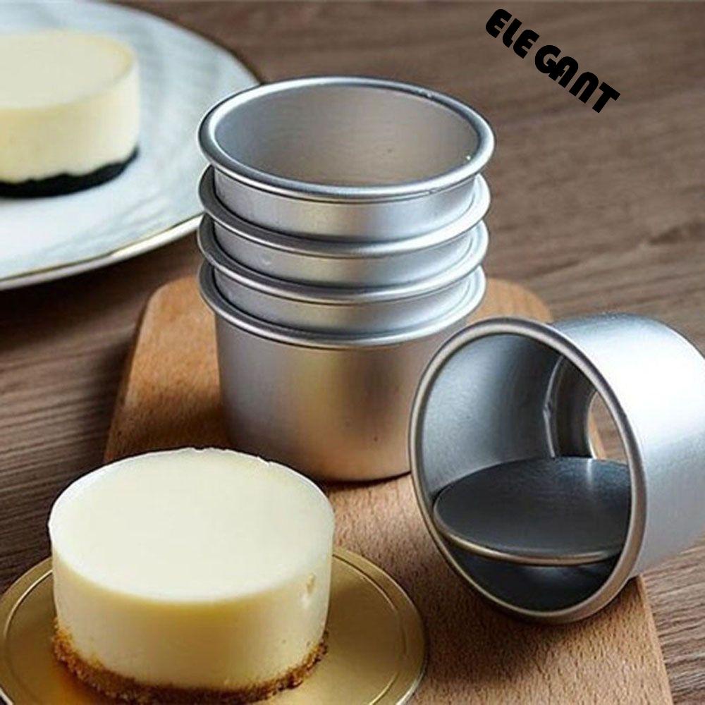 [Elegan] 3pcs/lot Kualitas Tinggi Penjualan Panas Seni Desain DIY Baking Removable Bottom Pudding Mold