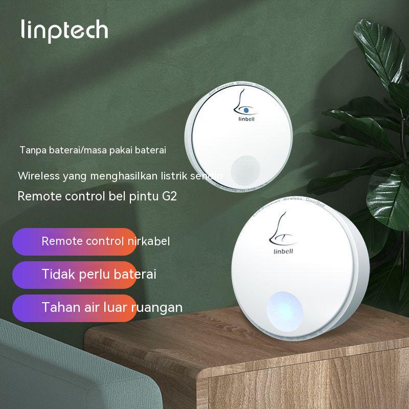Bel Pintu Nirkabel/Pembangkit Listrik Sendiri/Tanpa Kabel/Rumah Tangga/Bel Pintu Jarak Jauh Super/Sa