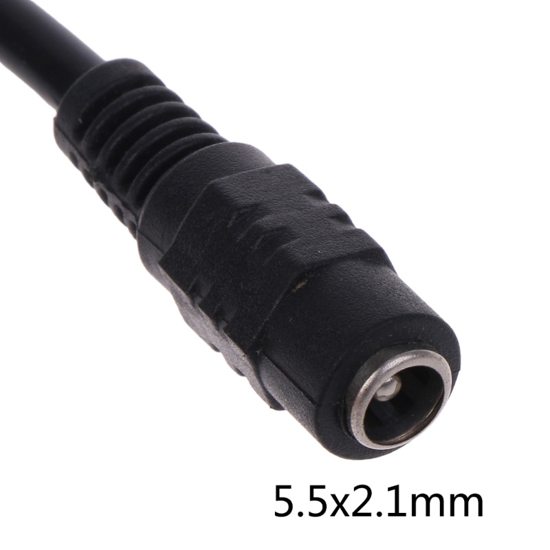 Cre High-quality 1Female to 2Male 5.5mmx2.1mm DC Power Supply Cable Y Splitter Adapter Kabel Maksimal 120W Splitter Cord