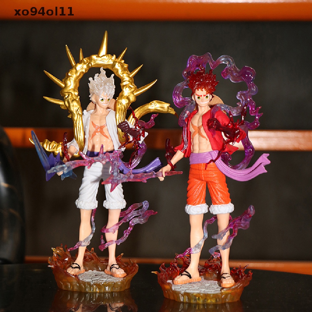 Patung XO Anime One Piece Luffy Gear5 Nika Sun God Action Figure Koleksi OL