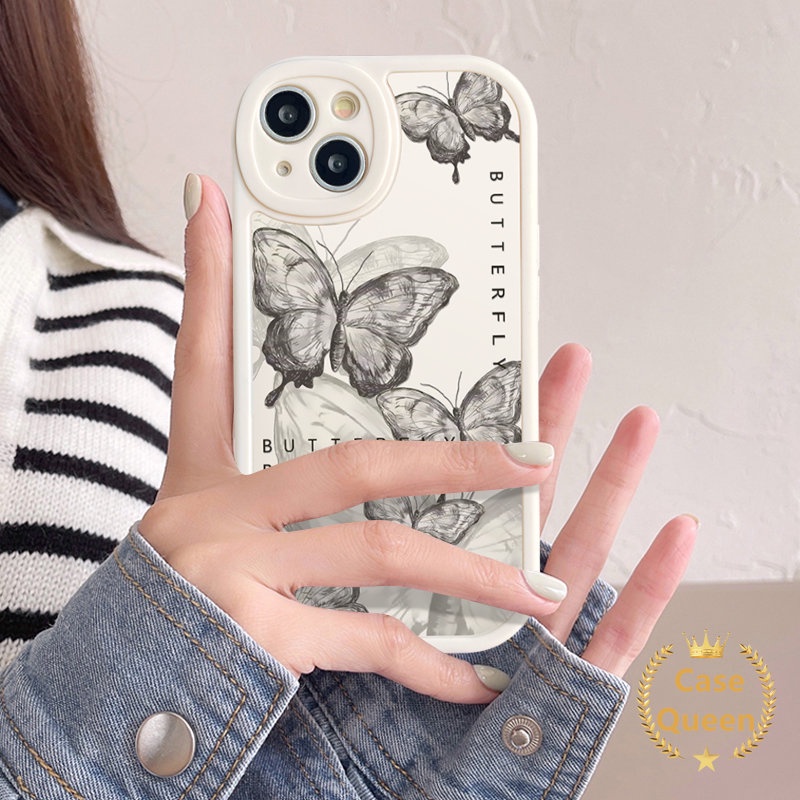 Simple Fashion Fantasy Butterfly Phone Casing Infinix Hot 11s 10s 11 9 10 10T Play Note 8 Infinix Smart 6 5 Hot 10 Lite Soft Cover