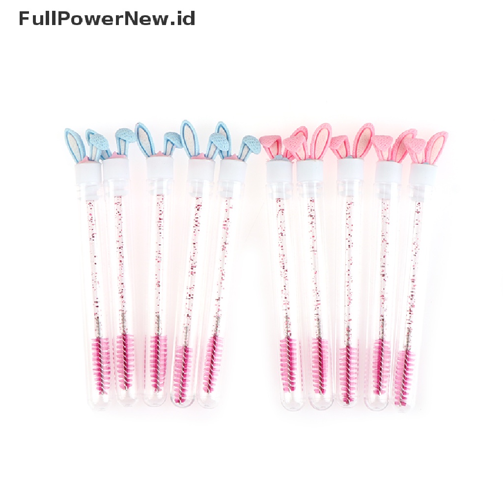 Power Rabbit Sikat Bulu Mata Maskara Wands Spoolies Tabung Kristal Make Up Brush Tools ID