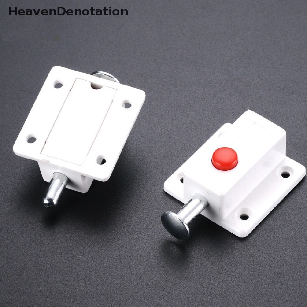 [HeavenDenotation] 2pcs Kunci Kait Baut Pintu Untuk Pintu Jendela Lemari Kotak Lemari Slide Loker Rumah HDV