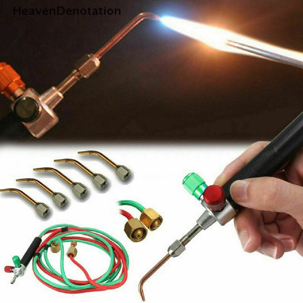 [HeavenDenotation] 1set Alat Las Cutg Set Serbaguna Presisi Oksigen Acetylene Welder HDV