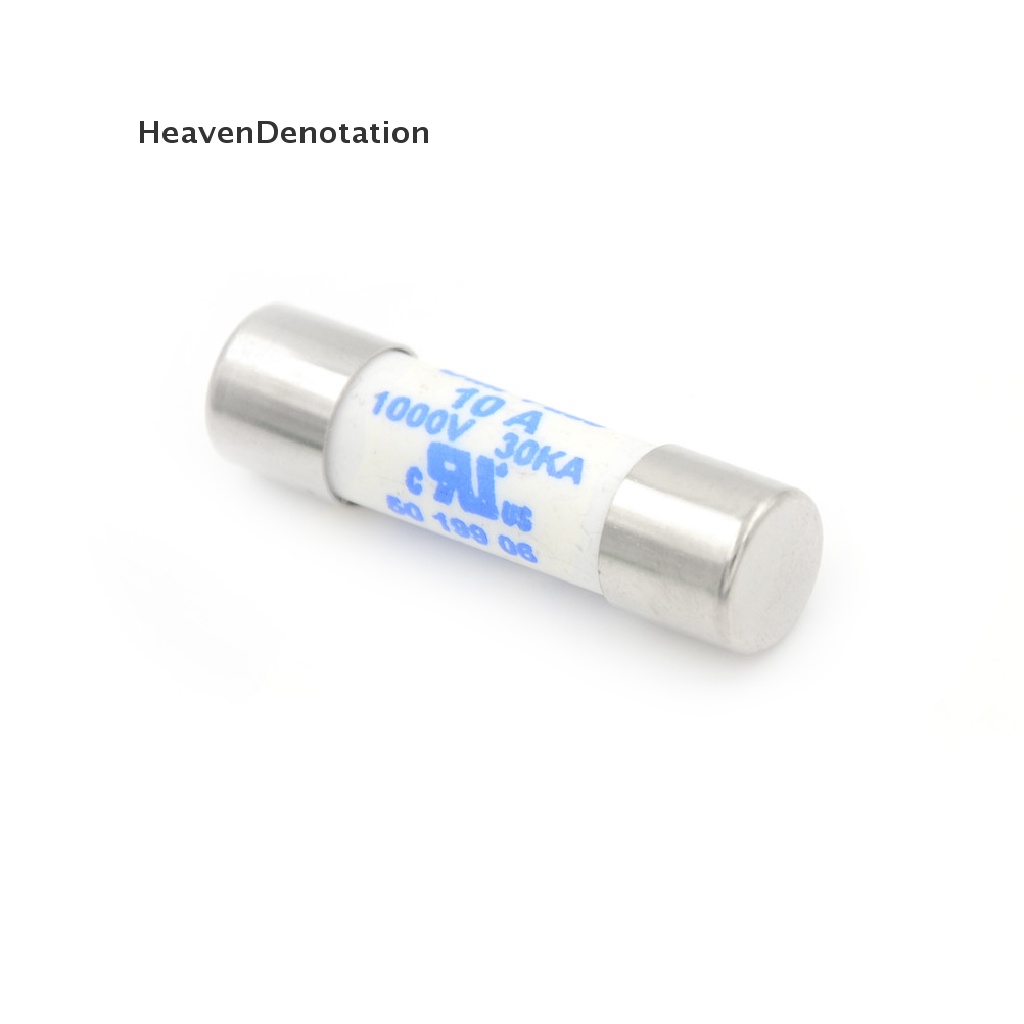 [HeavenDenotation] New Multimeter 10x38mm 1000V 10A Silinder Sekring Keramik Putih HDV