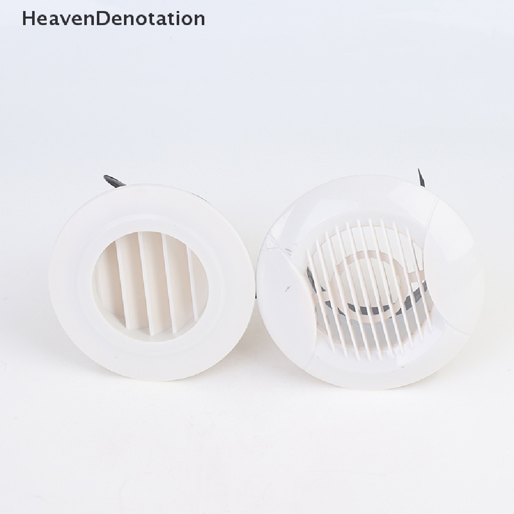 [HeavenDenotation] 1pc Penutup Ventilasi Udara Bulat Ducg Plafon Dinding Lubang ABS Kisi Ventilasi Udara HDV