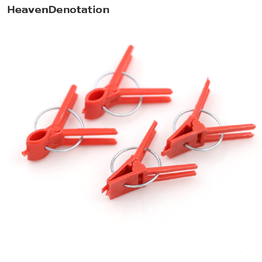 [HeavenDenotation] 100pcs Klip grafg Plastik Kebun Sayur s Datar Dan Bulat HDV