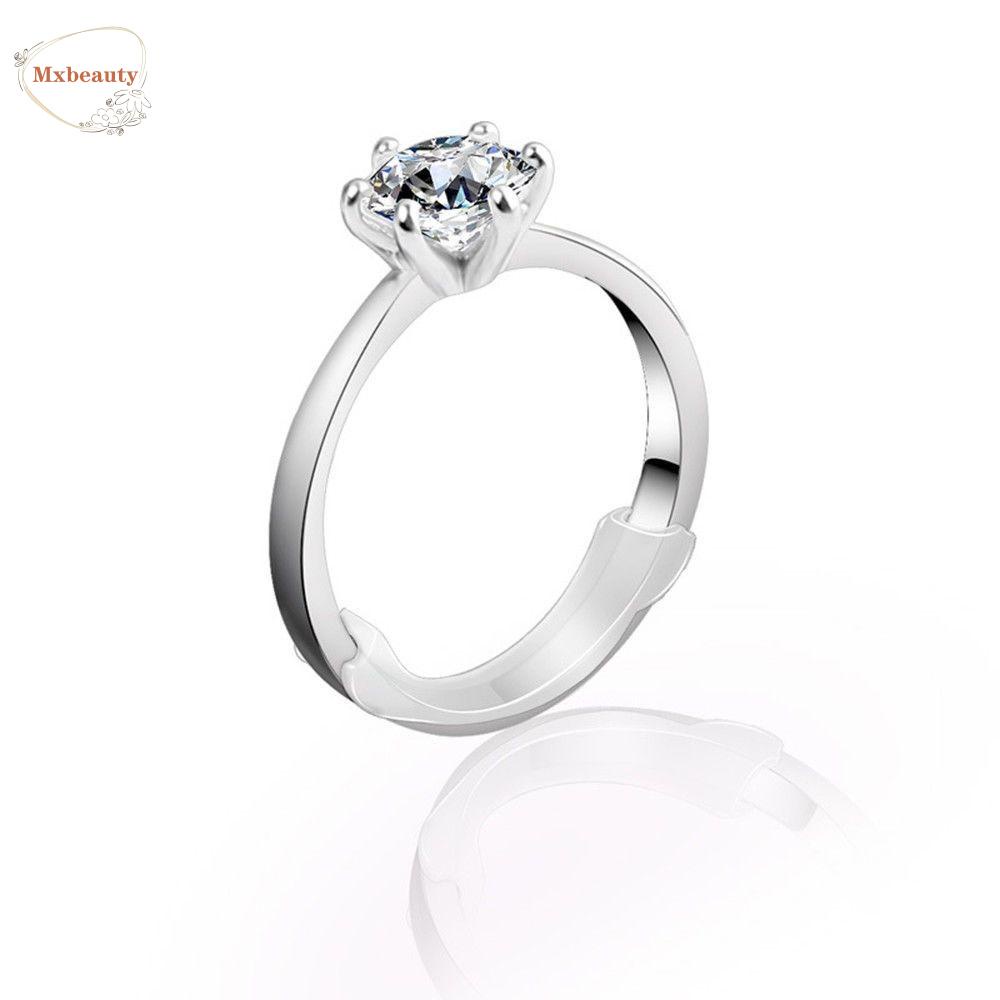 MXBEAUTY Protection Reducer Fitters Resizing Ring Size Adjuster Adjustment Tools Invisible 12 Pcs Insert Jewelry Parts Tightener /Multicolor