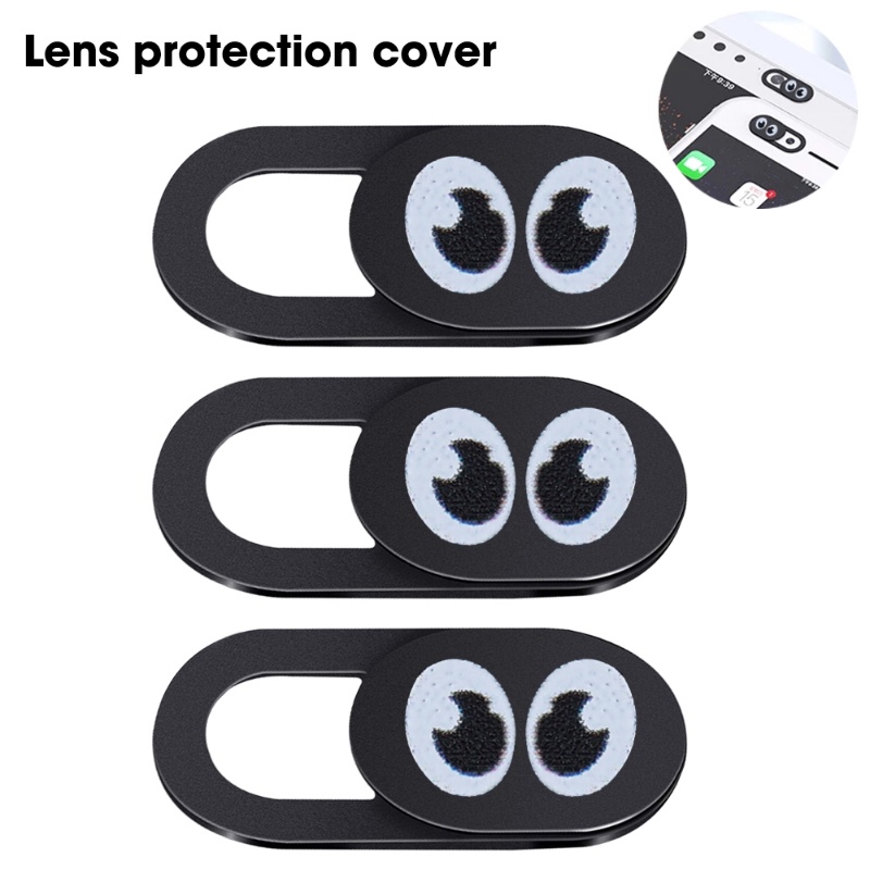 3pcs/6pcs Laptop Webcam Cover Universal Penutup Kamera Antispy Ultra Tipis Slider Ponsel Lensa Privasi Stiker Untuk Laptop PC iPad Web Macbook Lensa Tablet