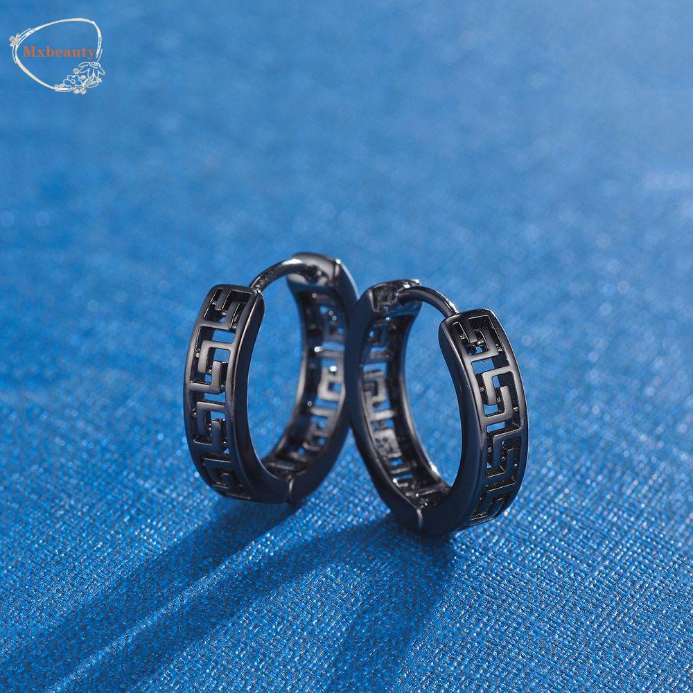 Mxbeauty Gesper Telinga Dinding Besar Temperamen Hadiah Sederhana Punk Pria Hip Hop Anting Gaya Korea