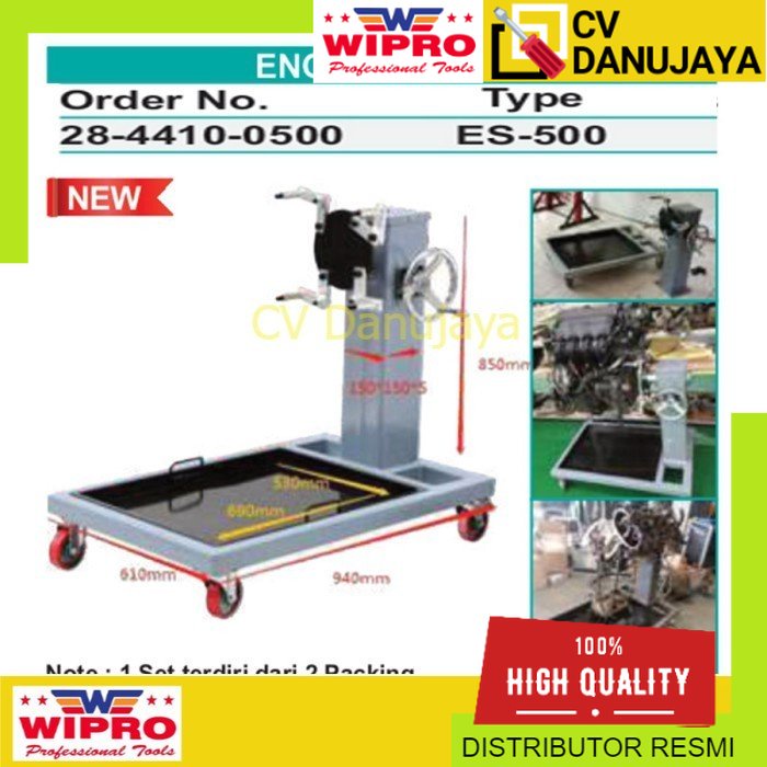 Engine Stand Penyangga Mesin ES 500 Wipro