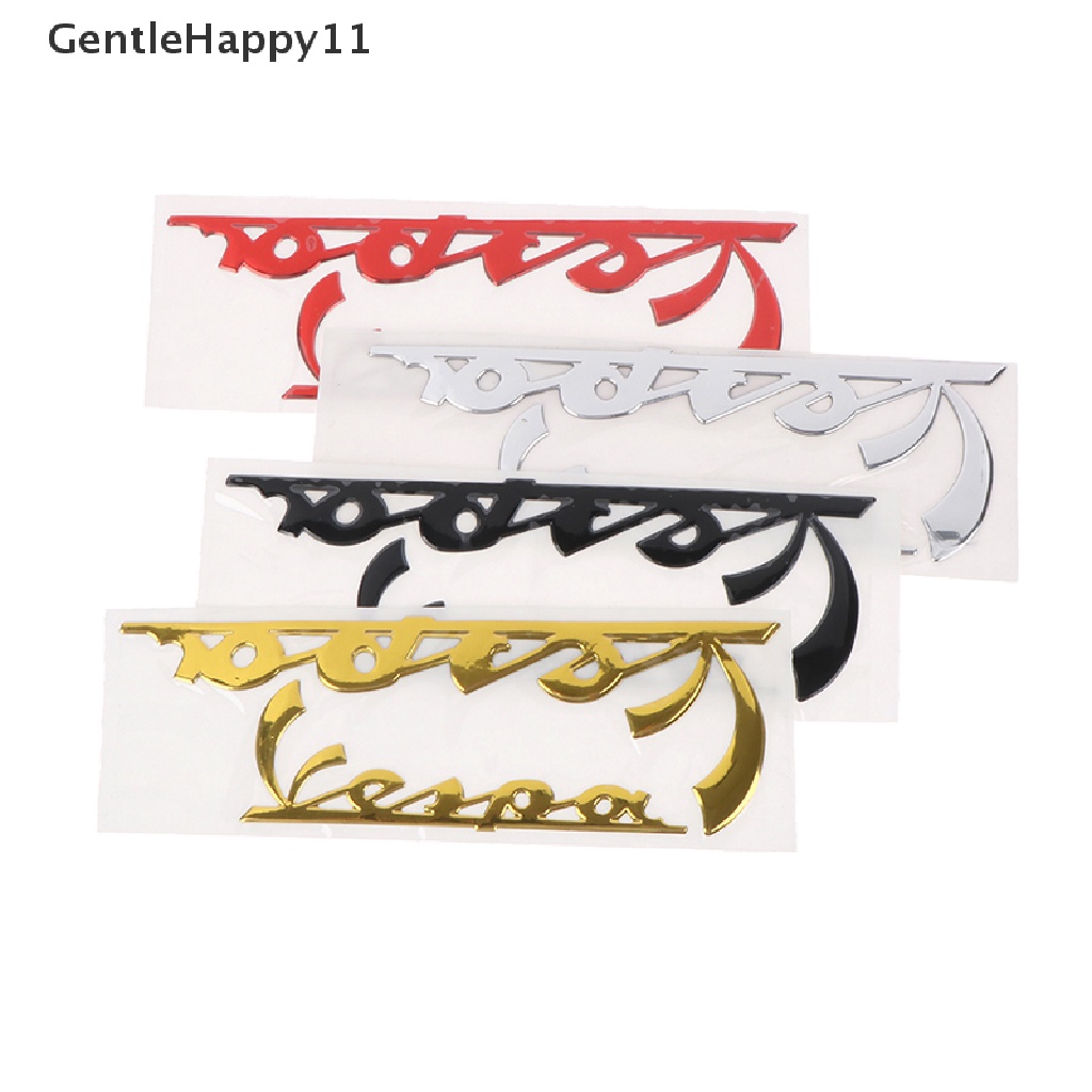 Gentlehappy Emblem Sticker Decal 3 Dimensi Untuk Vespa GTS300 GTV125 200 250 id