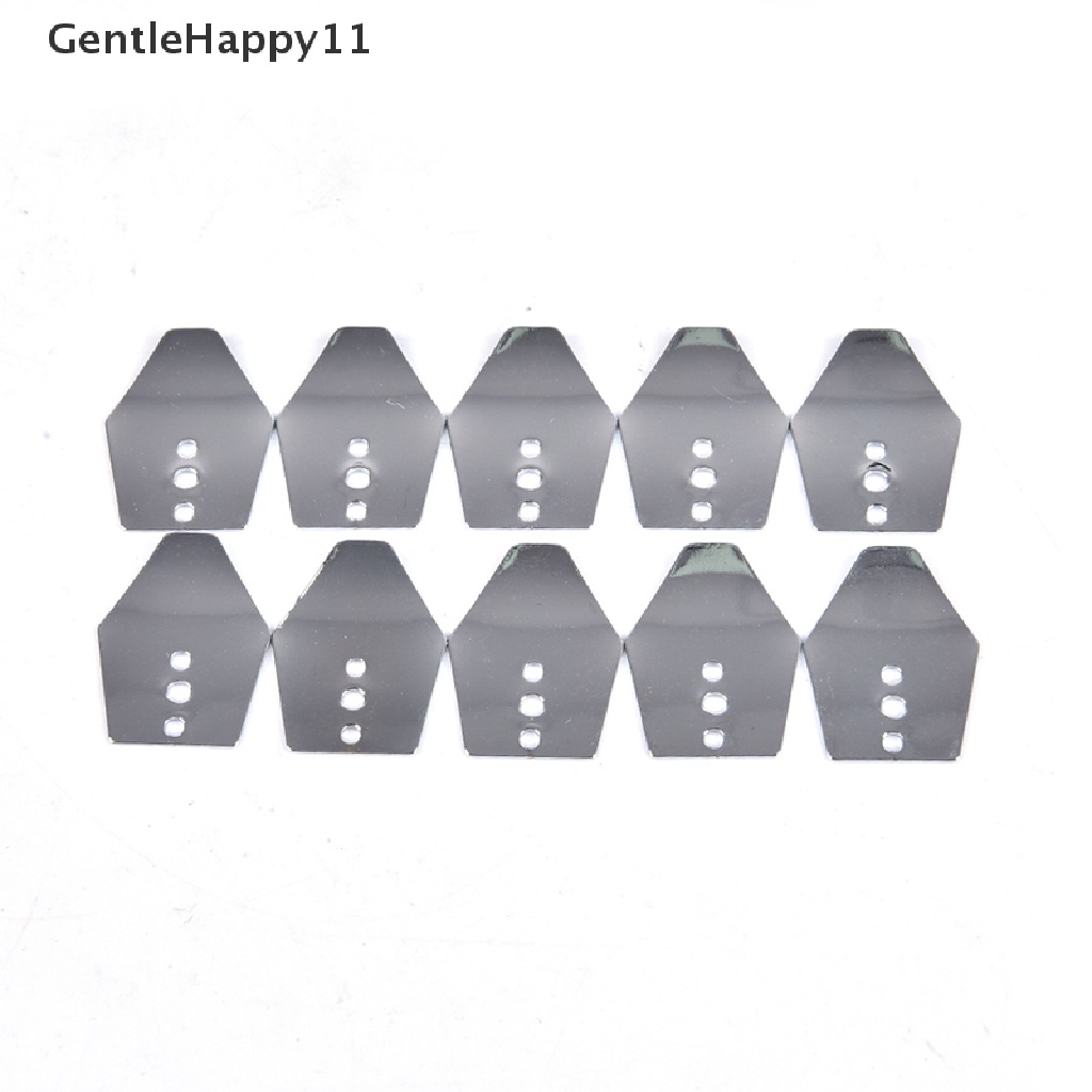 Gentlehappy 10pcs Mata Pisau Jig Renang, Pisau Chatter Baja, Pisau Kocok, Jig Dancer Renang id