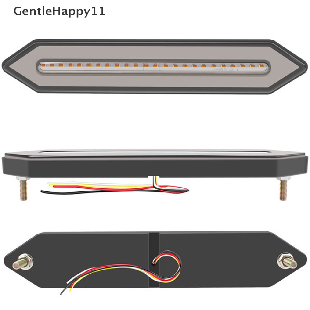 Gentlehappy 100lampu LED Mobil Truk Mengalir Stop Rem Sein Mundur Belakang Ekor Strip Light id