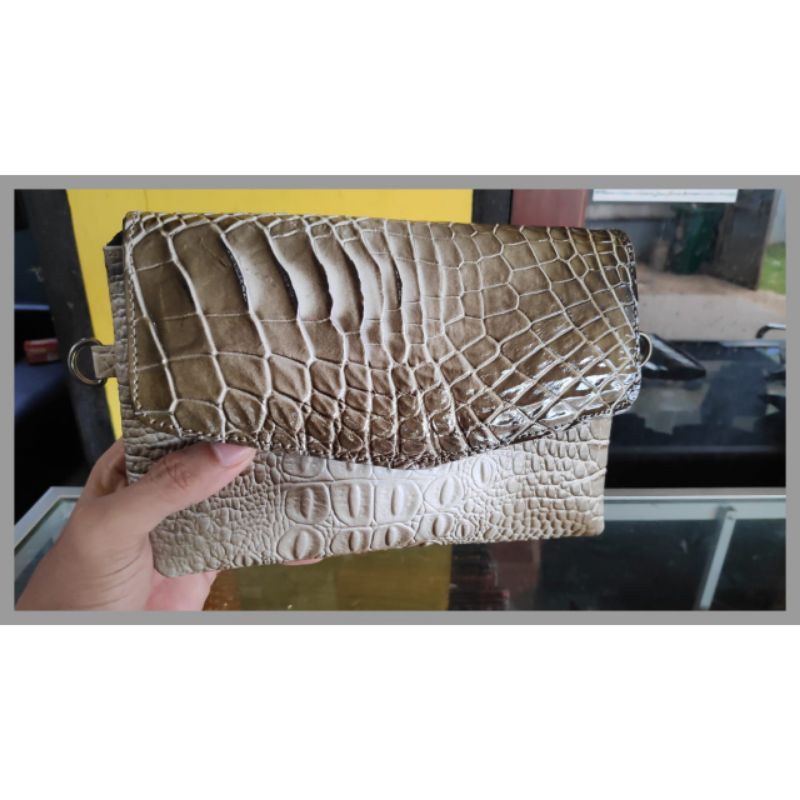 Tas wanita branded kulit croco original