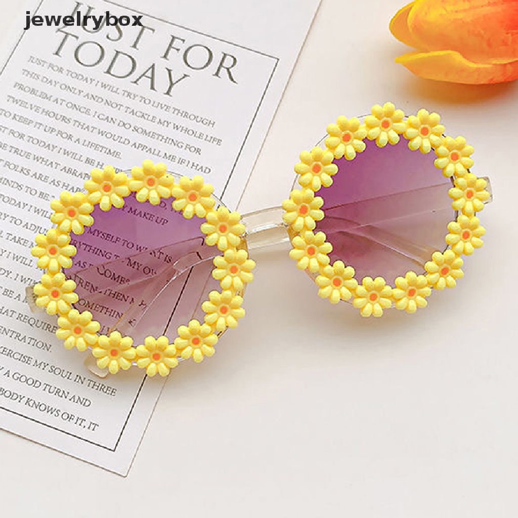 [jewelrybox] Kids Kacamata Hitam Anak Bulat Bunga Sunglasses Cewek Cowok Bayi Sport Boutique