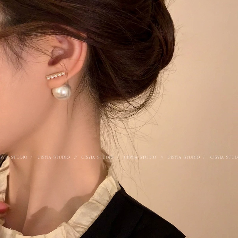 Anting Tusuk Mutiara Fashion Untuk Wanita Hypoallergenic Elegan Emas Earring Perhiasan Aksesoris