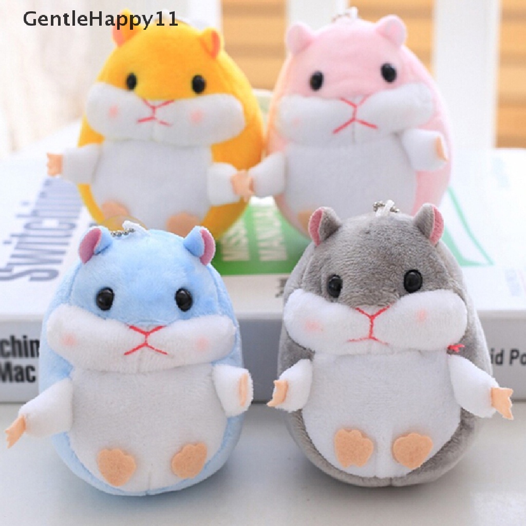 Gentlehappy 9.5cm Boneka Simulasi mini Mainan Mewah Mainan hamster Lucu Untuk Anak/Perempuanhadiah  Id