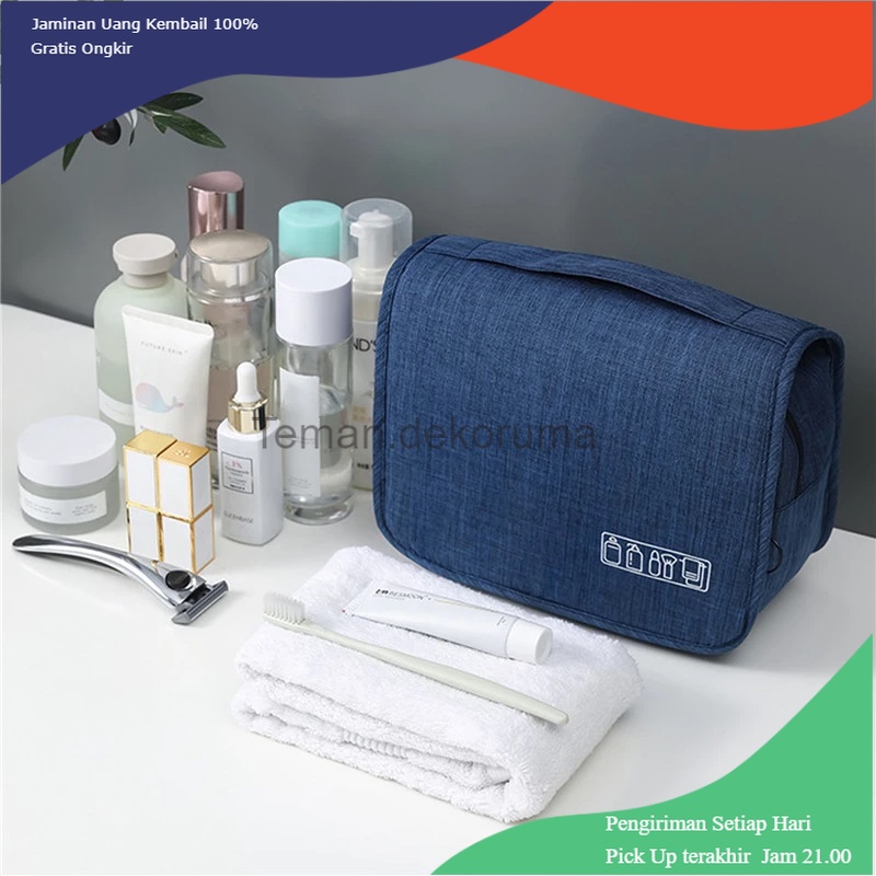 TD - RTG CHADESIEL Tas Travel Make Up Organizer Toiletry Bag with Hook - C150