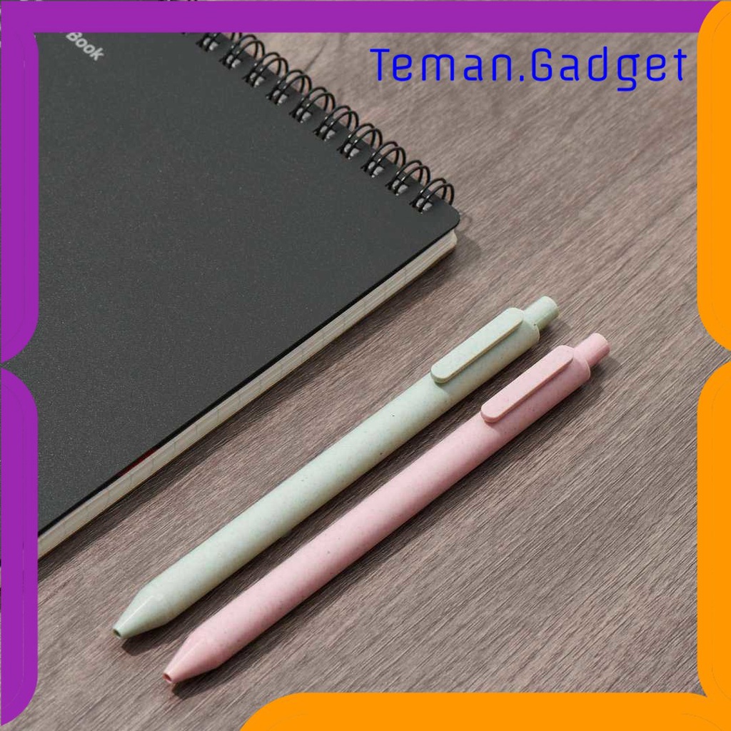 TG - ATK KACO PURE Pena Pulpen Gel 0.5mm Biodegradable Pen Tinta Hitam 4 PCS - K1015