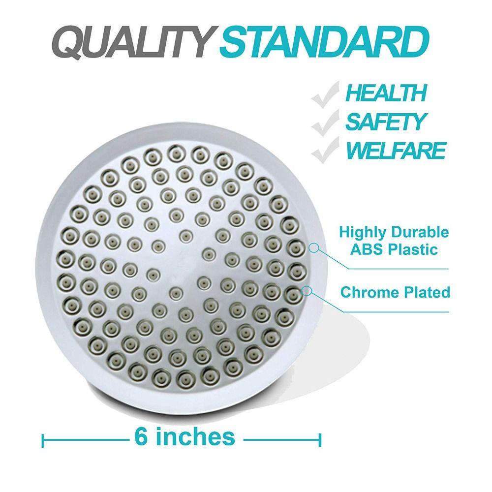 Populer Kepala Shower 6inch Spa Removable Overhead Sprinkler Hemat Air