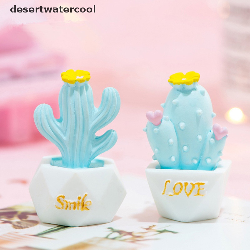 Deid DIY Mini CactusDoll Peri Taman Ornamen Dekorasi Pot Craft Rumah Boneka Accessori Martijn