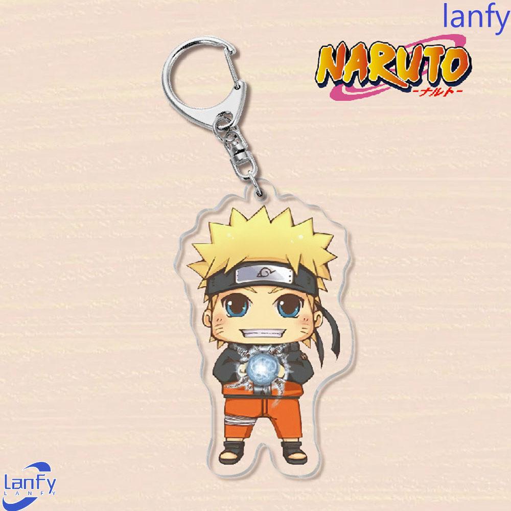 Lanfy Gantungan Kunci Motif Anime Naruto Bahan Akrilik