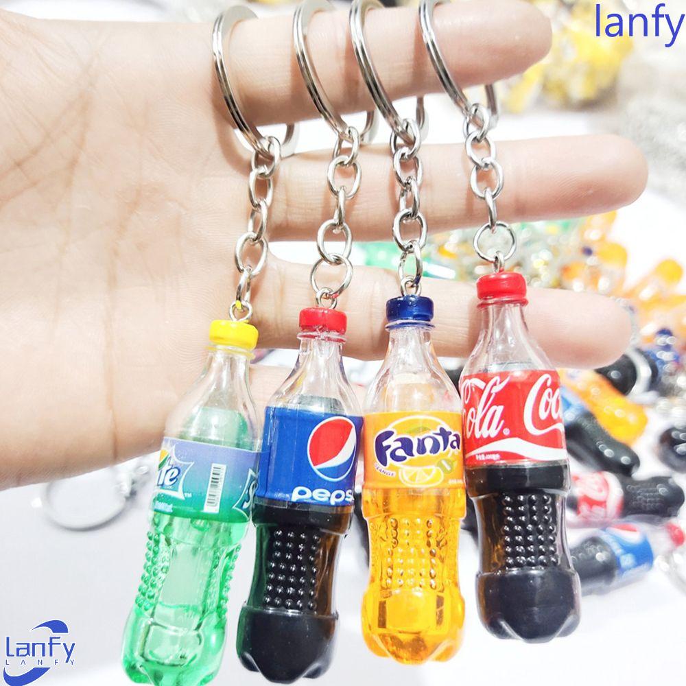 Lanfy Coke Kaleng Souvenir Hadiah Pernak Pernik Mobil Ransel Liontin Gantungan Kunci Keychain