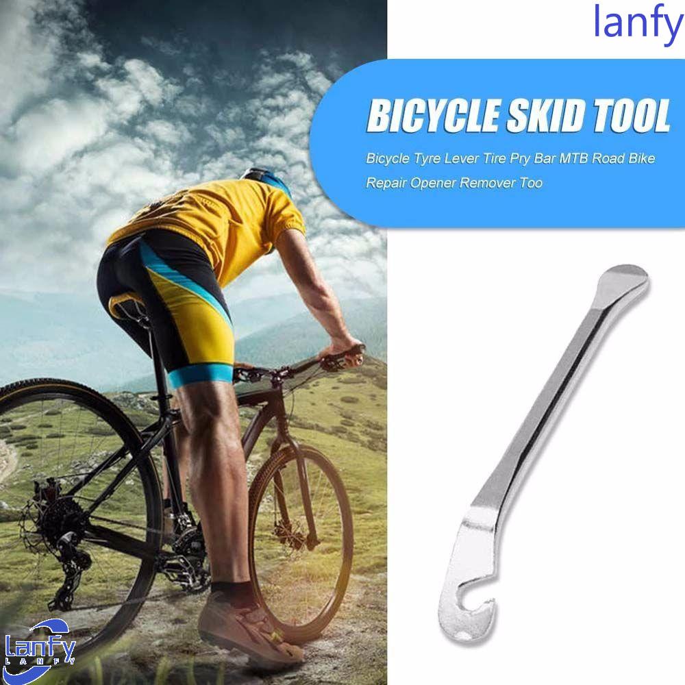 Lanfy Tire Pry Bar Peralatan Bersepeda Tyre Mending Tool Pembuka Ban Sepeda Alat Perbaikan Ban Sepeda Gunung Baja Tire Lever