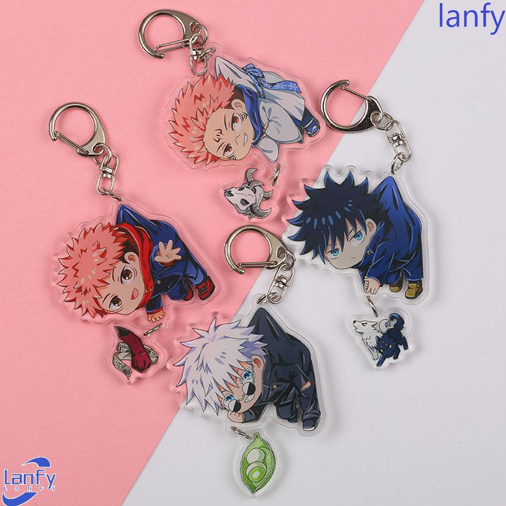 Lanfy Gantungan Kunci Akrilik Motif Karakter Anime Jujutsu Kaisen