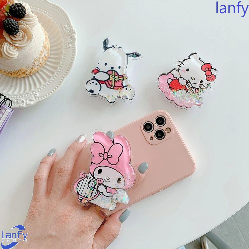 Lanfy Popsocket Hp / Smartphone Motif Kartun Kucing