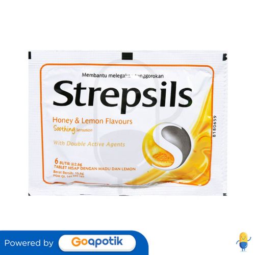 Strepsils Soothing Sensations Honey And Lemon Pack 6 Butir