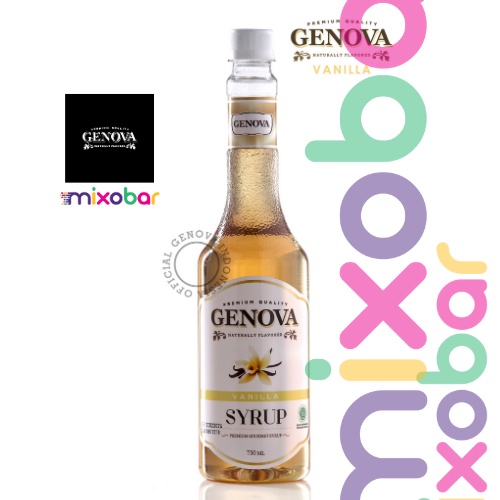 

Genova Syrup Vanilla 750ml l Sirup Minuman