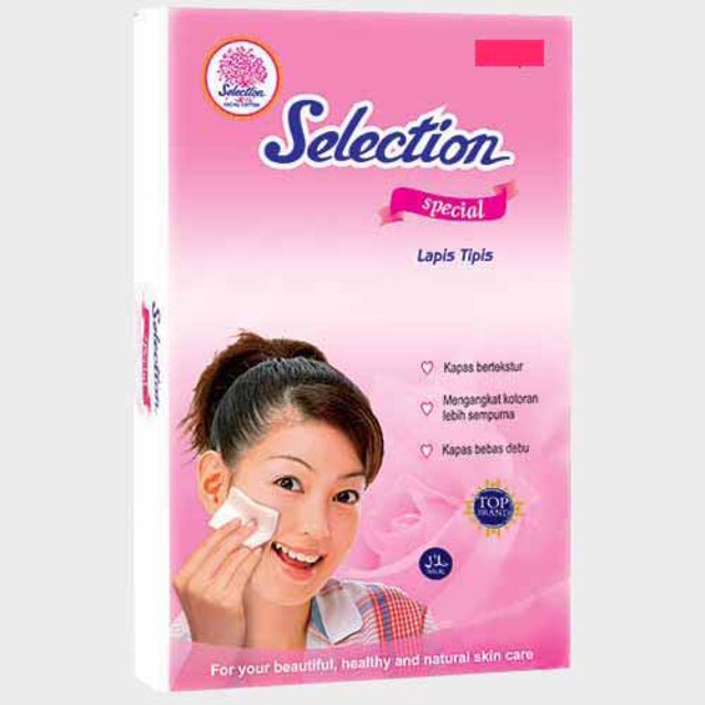 SELECTION Special Facial Cotton Kapas Kecantikan Lapis Tipis / Lapis Tebal 60gr