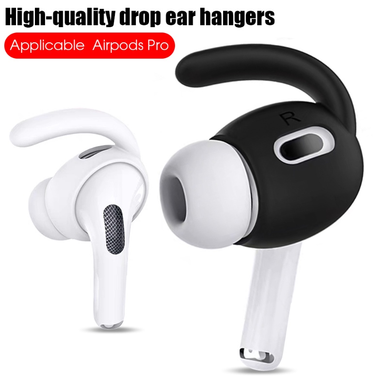 3pasang Kompatibel Untuk Apple AirPods Pro/Pro 2pengait Telinga Kompak Mencakup Anti Slip Eartips Earbud Bluetooth Wireless Earphone Aksesoris