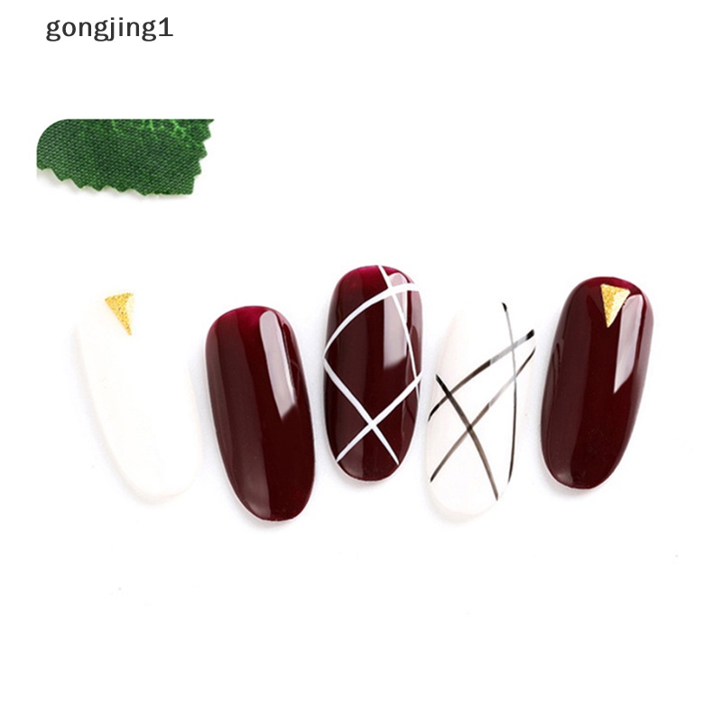 Ggg 5pcs/Set Paku Nail Art Dicat Stroke Pena Gambar Bunga Set ID