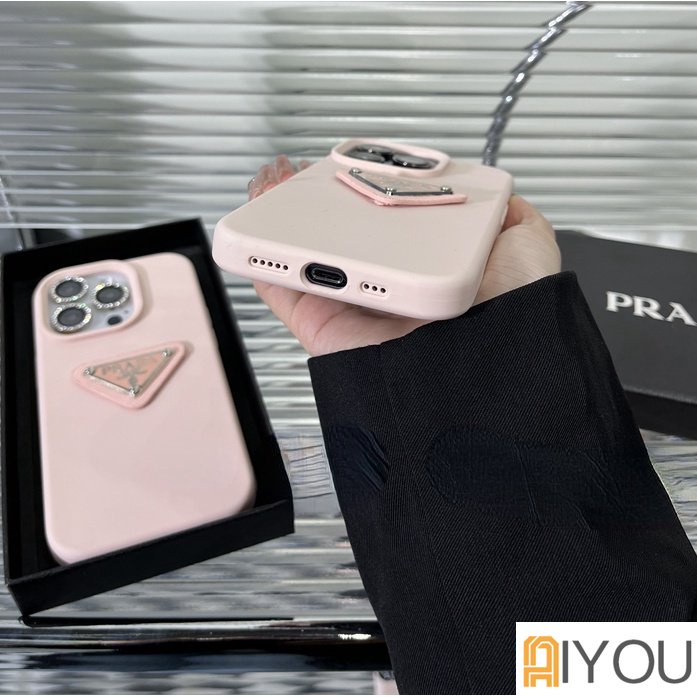 3d Prad Shaped Soft Phone Case Untuk iPhone 14 Pro Max13 12 11 ProMax Xs Max Xr X Xs Casing Silikon Cair Cover