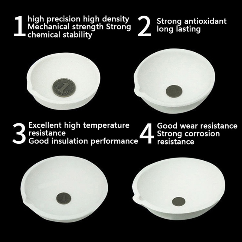 Prt Suhu Tinggi l crucible Tungku Melg Casg Mangkok Tahan Api PRT