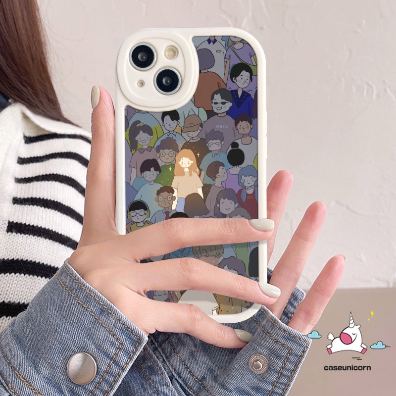 Case Pecinta Untuk Infinix Smart 6 5 Hot 10s 11 10T 11s 10 9 Play Hot 11 10T 10 Lite 10s 11s Infinix Note 8 Fashion Kartun Lucu Pasangan Cowok Cewek Tpu Pasangan Cover