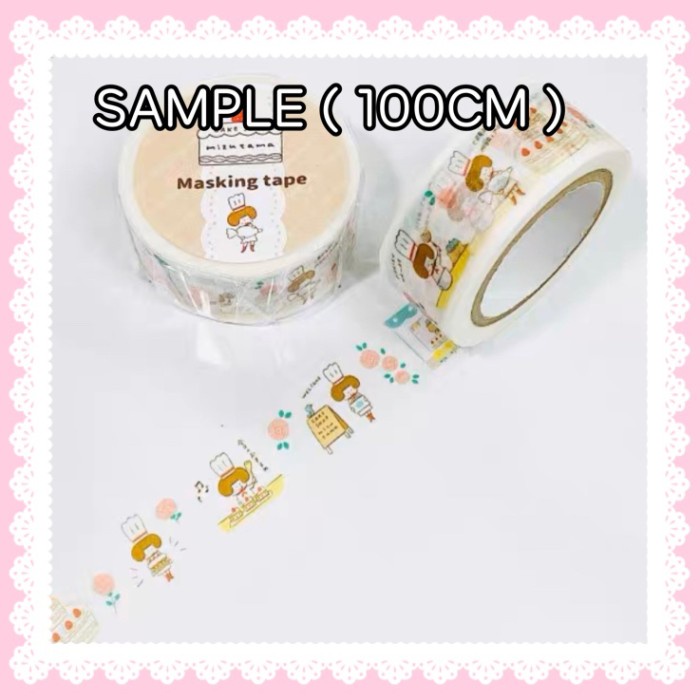 

Washitape sample mizutama dessert putih