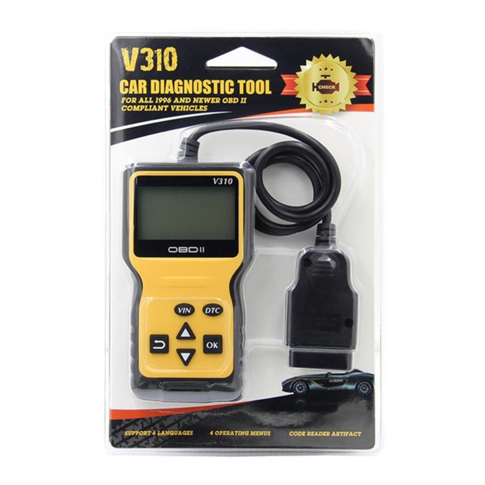 TOP V310 OBD2 Scanner Alat Diagnostik Mesin Universal Scan Tool Car Code Reader