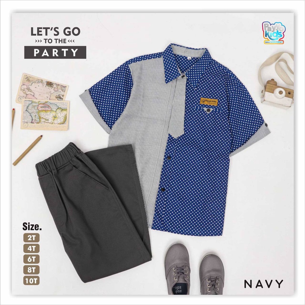 Setelan Kemeja Tie (Lets go to the party) by Payyo