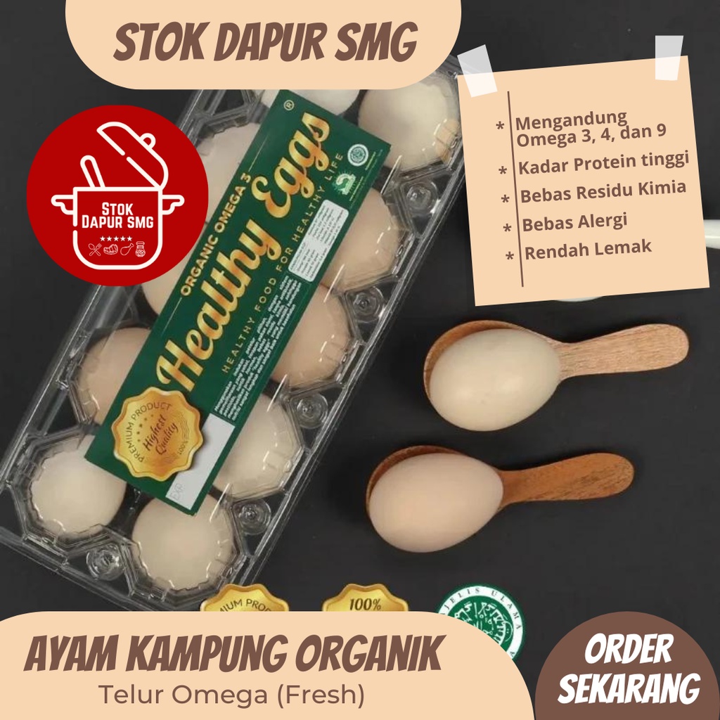 

Astamajaya Telur Ayam Kampung Omega Organik Segar 10 butir