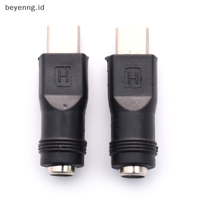 Beyen DC Power Adapter Converter 5.5x2.1mm Female Jack to USB Tipe C Male Connector ID