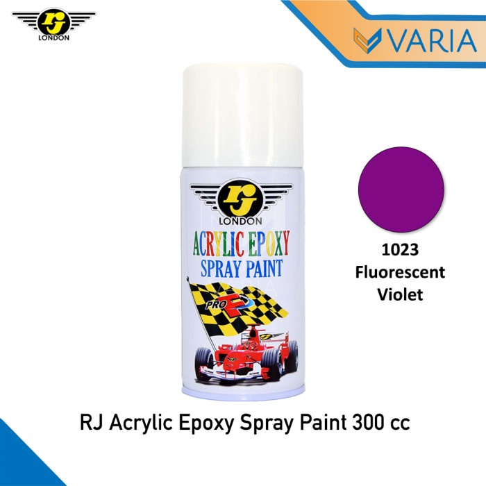 RJ London 300 cc Fluorescent Violet 1023 Cat Acrylic Epoxy Spray Paint