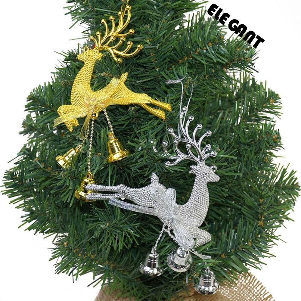 [Elegan] Rusa Ornamen Pohon Natal PVC Dekorasi Pesta Gantung Pendant Ornamen Hadiah Anak Xmas Christmas Decoration